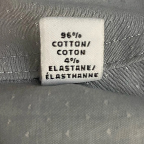 Vintage Calvin Klein Wrinkle Resistant Mens XL Gray Button Up Short Sleeve Shirt - Picture 5 of 7